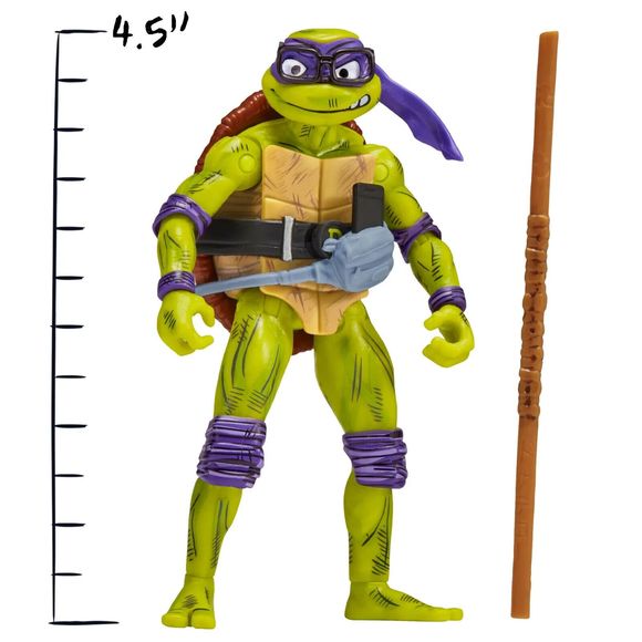 Teenage Mutant Ninja Turtles: Mutant Mayhem - DONATELLO 4.5" Action Figure - Picture 2 of 3